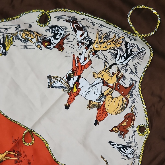 Equestrian Hunt Themed Silk Scarf - Picture 5 of 12